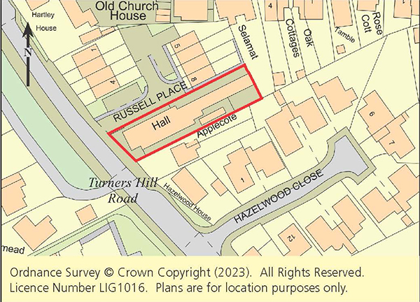 Lot: 134 - FORMER VILLAGE HALL WITH CONSENT FOR CONVERSION INTO SIX RESIDENTIAL DWELLINGS -